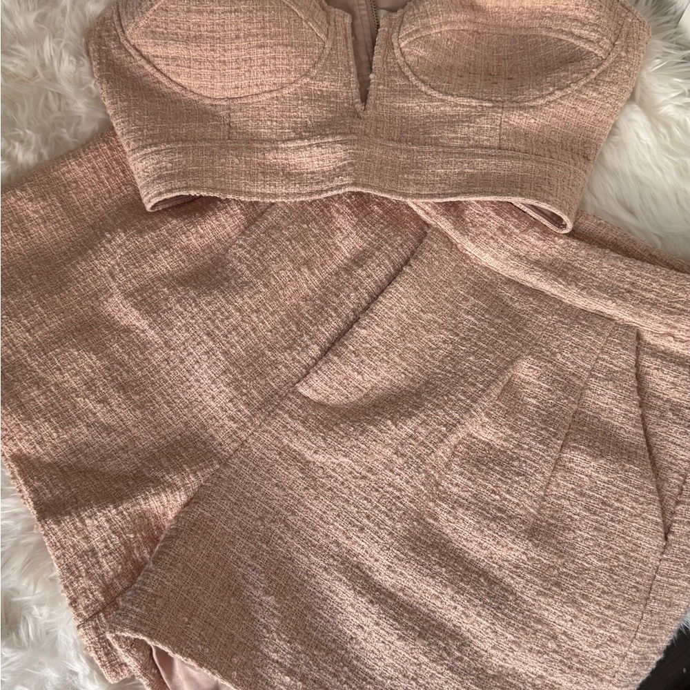 Chic Women's Pink Skort Set